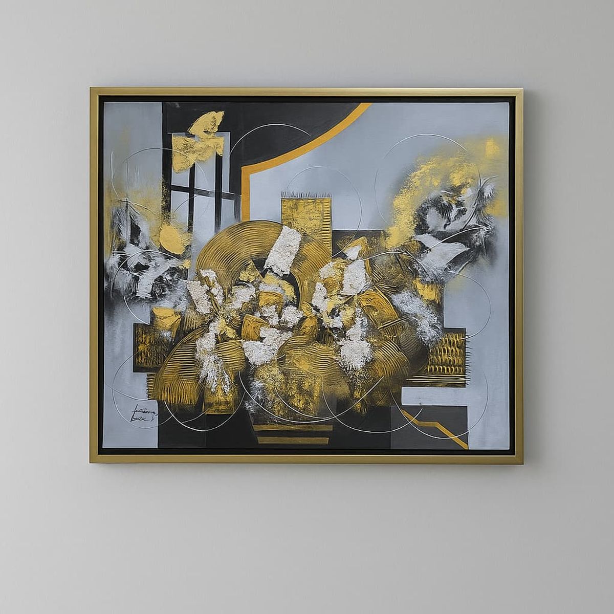 GENERICO - Cuadros Decorativo Destino Dorado 106x106 mt