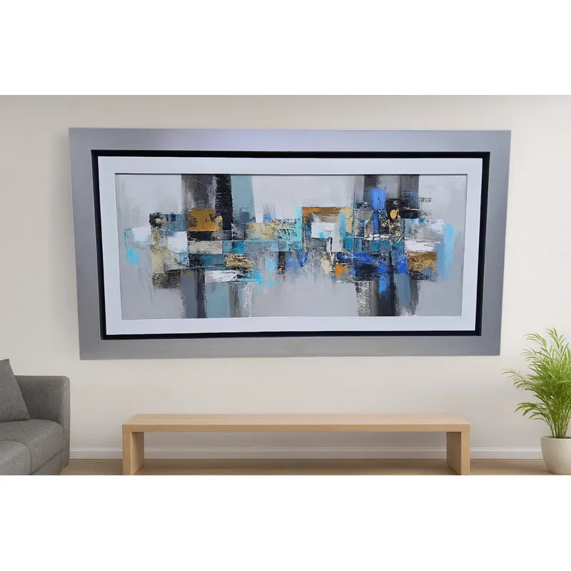 GENERICO - Cuadro Decorativo Cenizas De Cristal 64x137 mt