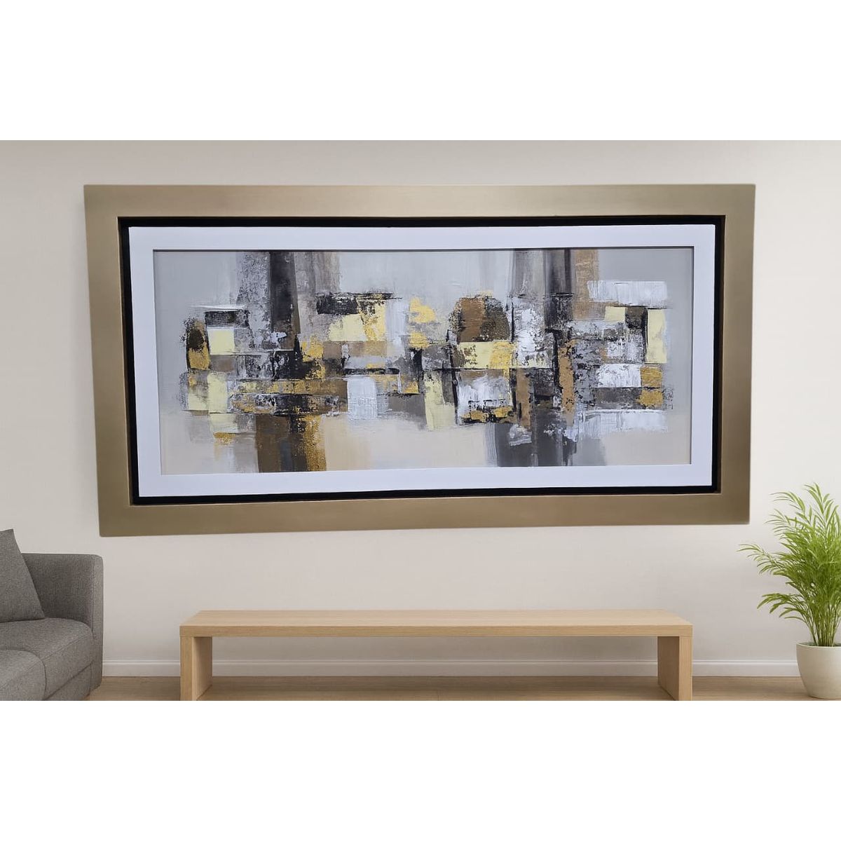 GENERICO - Cuadro Decorativo Reflejo Infinito 64x137mt