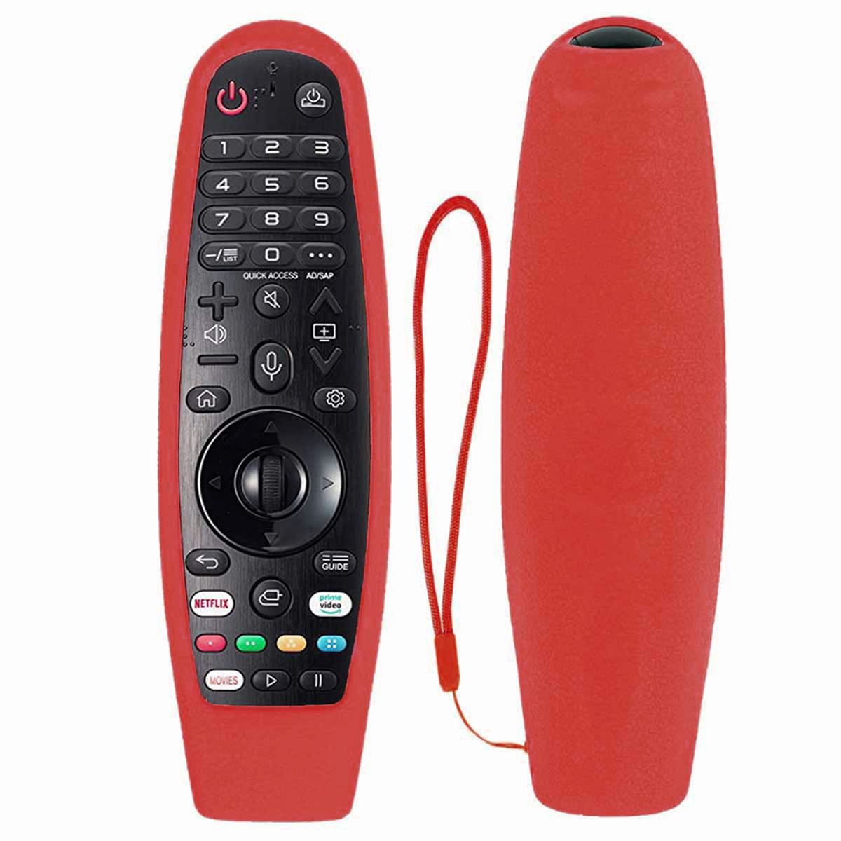 GENERICO - Funda Protector para Control LG Magic Mr20 - Rojo