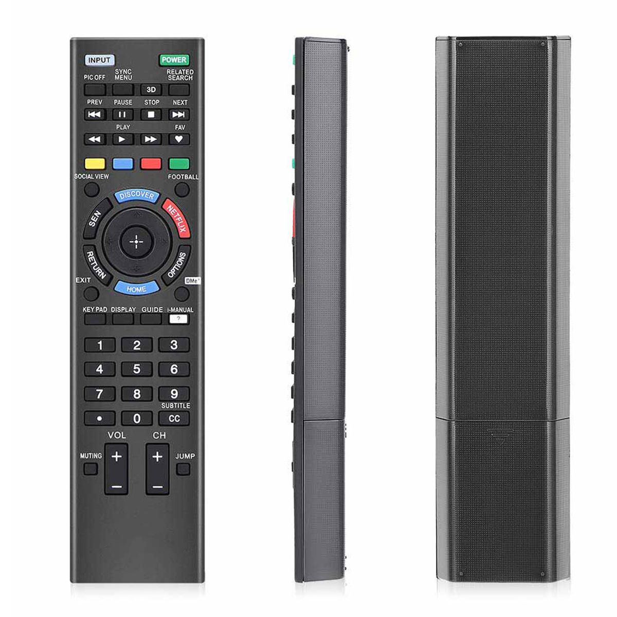 GENERICO - Controles Para Tv Sony Bravia Smart Lcd Led 3D