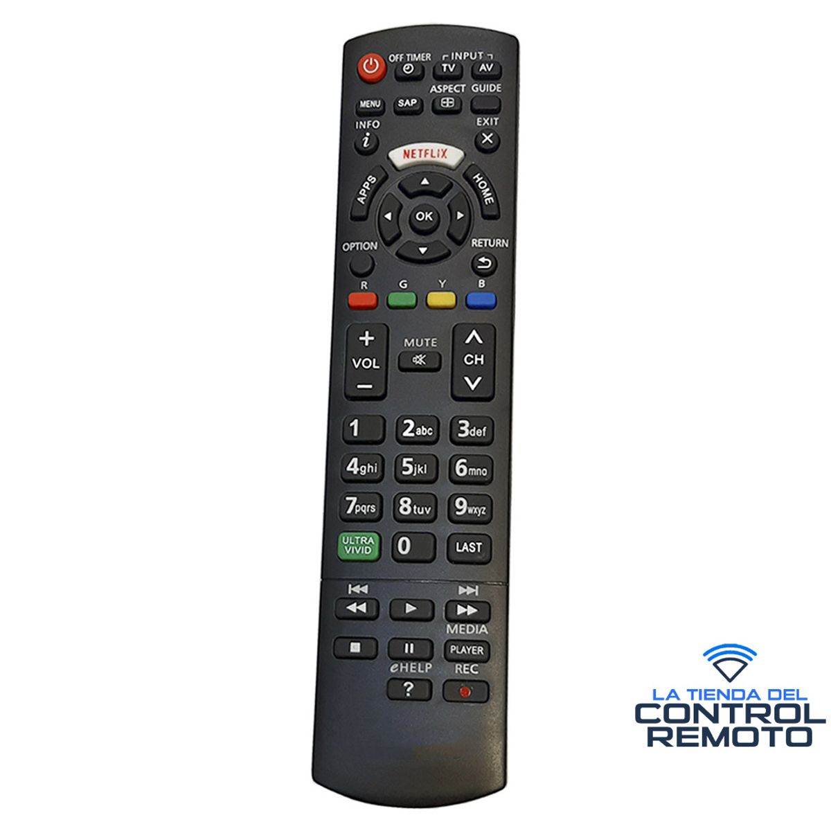 GENERICO - Controles Compatible Para Tv Panasonic Smart Viera 4k Led