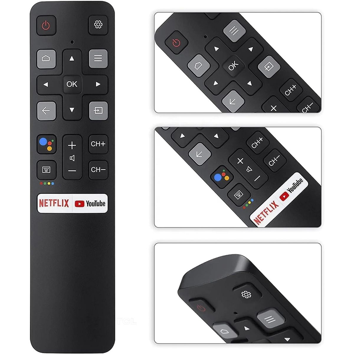TCL - Control Remoto Tcl Rc802v Smart Tv Original Con Voz