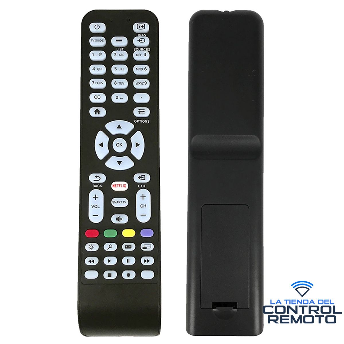 GENERICO - Control Remoto Compatible Para Smart Tv AOC U7970