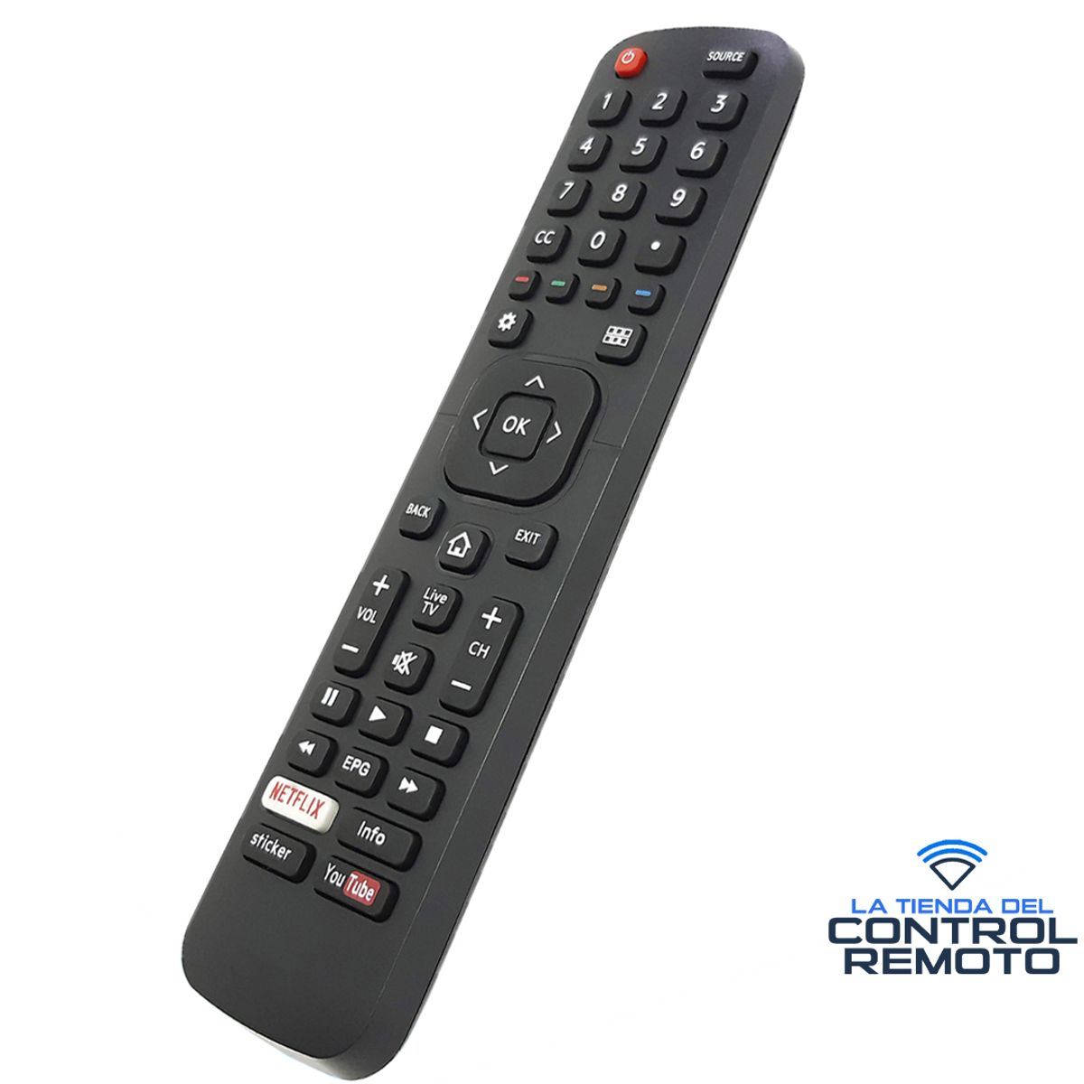 GENERICO - Control Remoto EN2A27 EN2A27HT Para Tv Smart Hisense