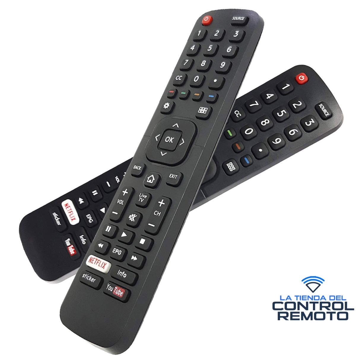 GENERICO - Control Remoto EN2A27 EN2A27HT Para Tv Smart Hisense