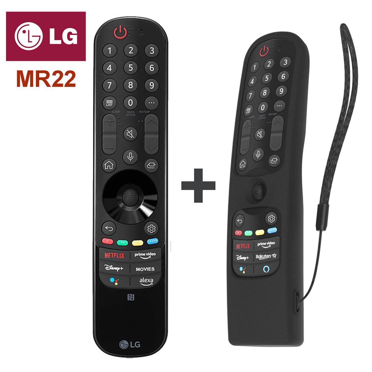LG - Control LG Magic Remote MR22 + Funda Negra