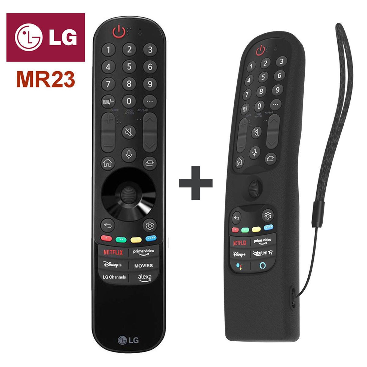 LG - Control LG Magic Remote MR23 Modelo 2023 + Funda Negro