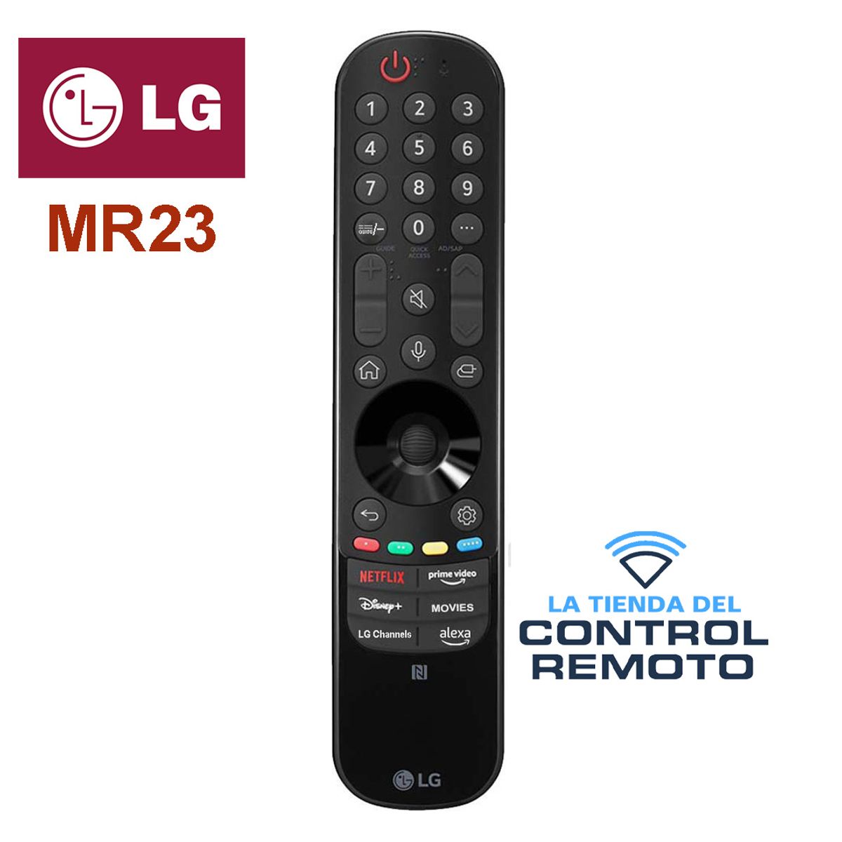LG - Control LG Magic Remote MR23 Modelo 2023 + Funda Negro