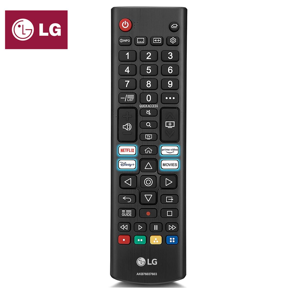 LG - Control Remoto LG Akb76037603 Original Para Smart Tv