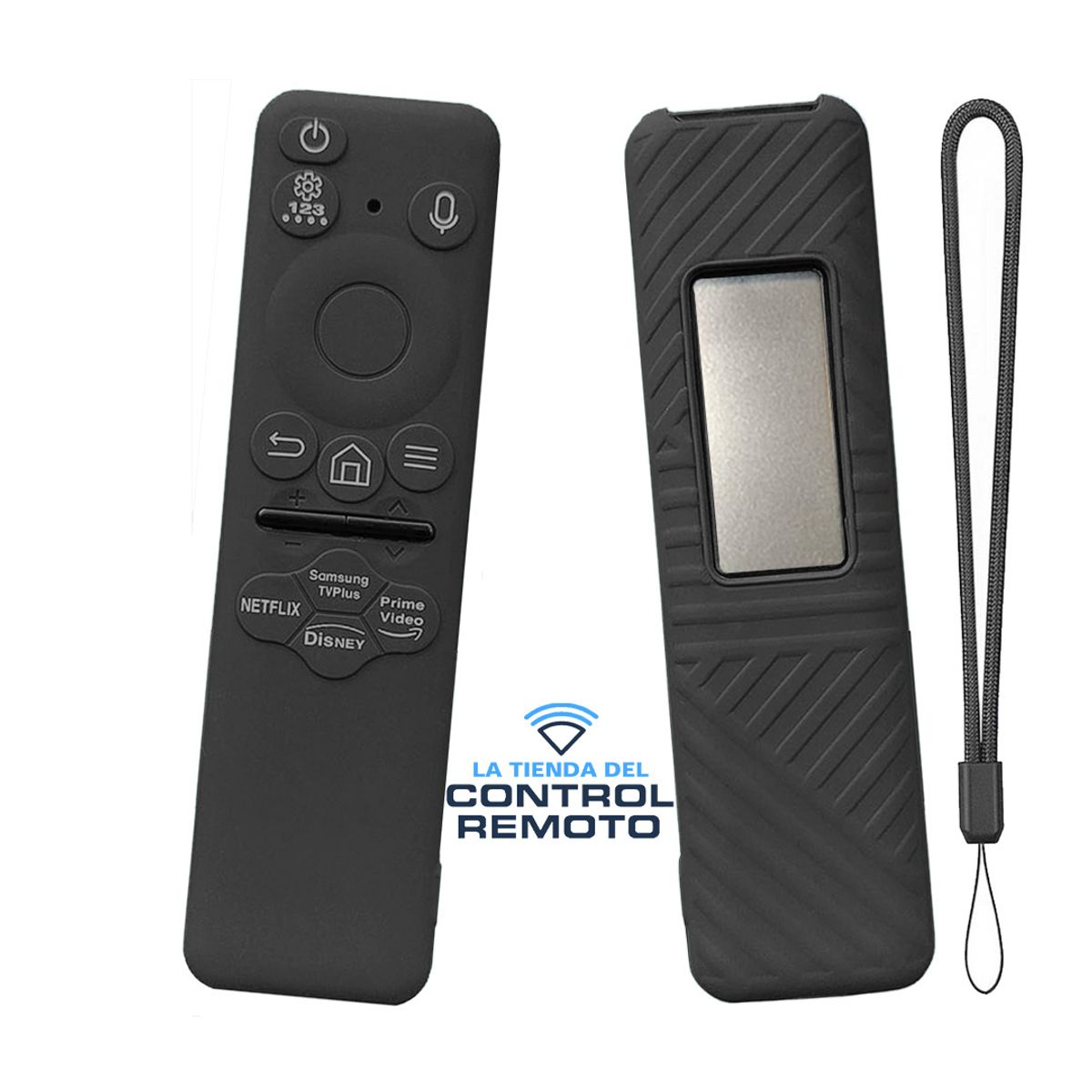 GENERICO - Funda Protector Para Control Samsung Solar 2025 BN59-01480 - Negro