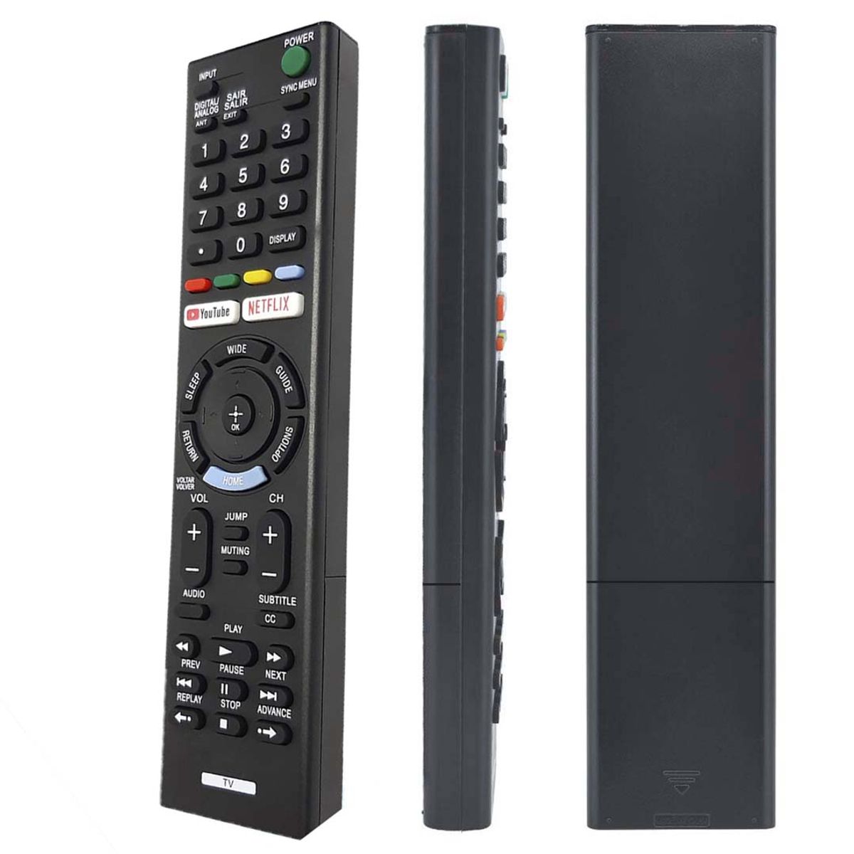 GENERICO - Control Remoto Para Tv Sony Bravia Smart Android Tv 4k