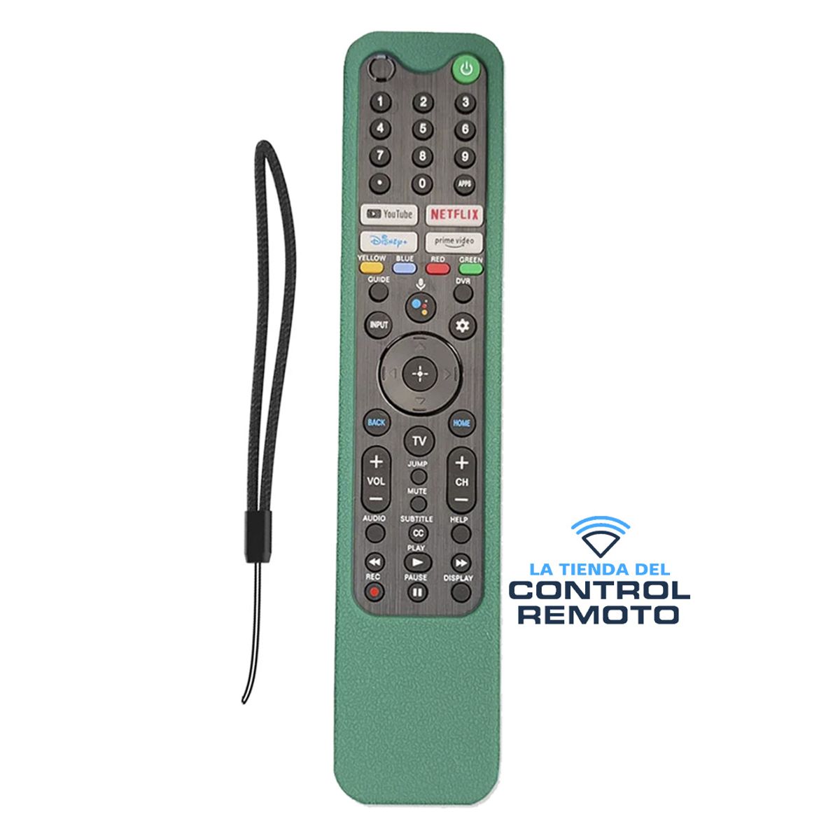 GENERICO - Funda Protector Para Control Remoto Tv Sony TX500 TX600 - Verde