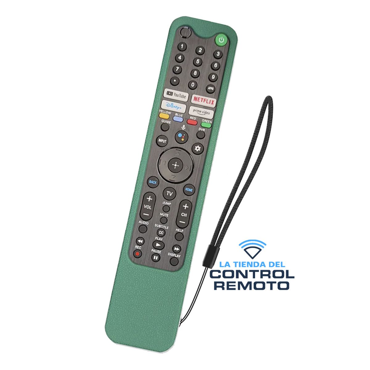 GENERICO - Funda Protector Para Control Remoto Tv Sony TX500 TX600 - Verde