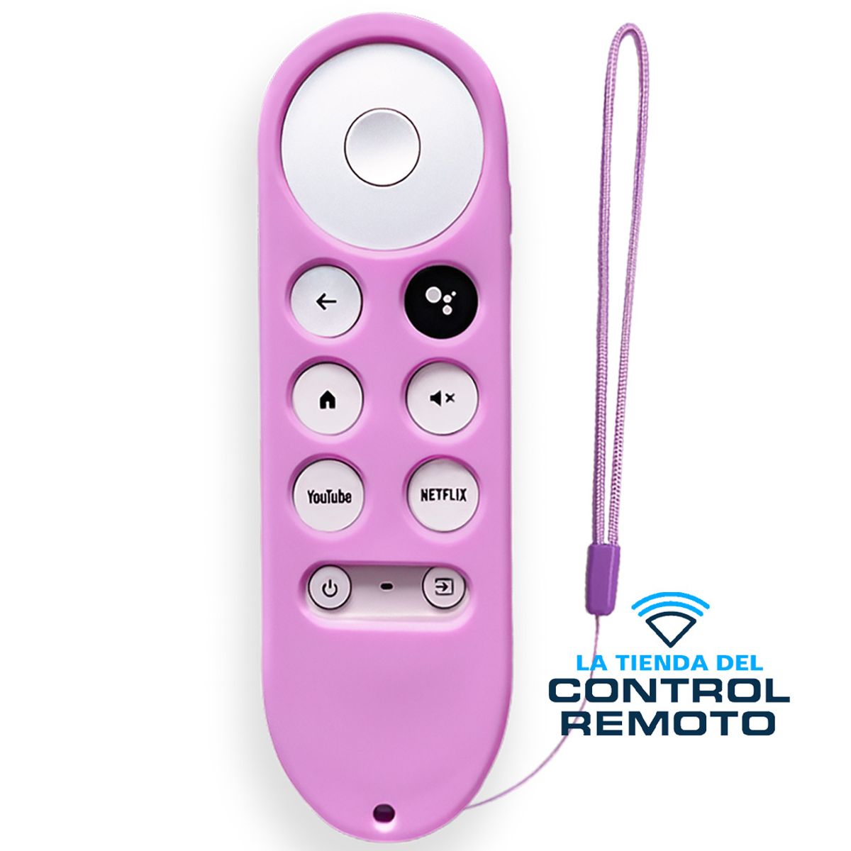 GENERICO - Funda Protector para Control Google Chromecast 4 - Rosado