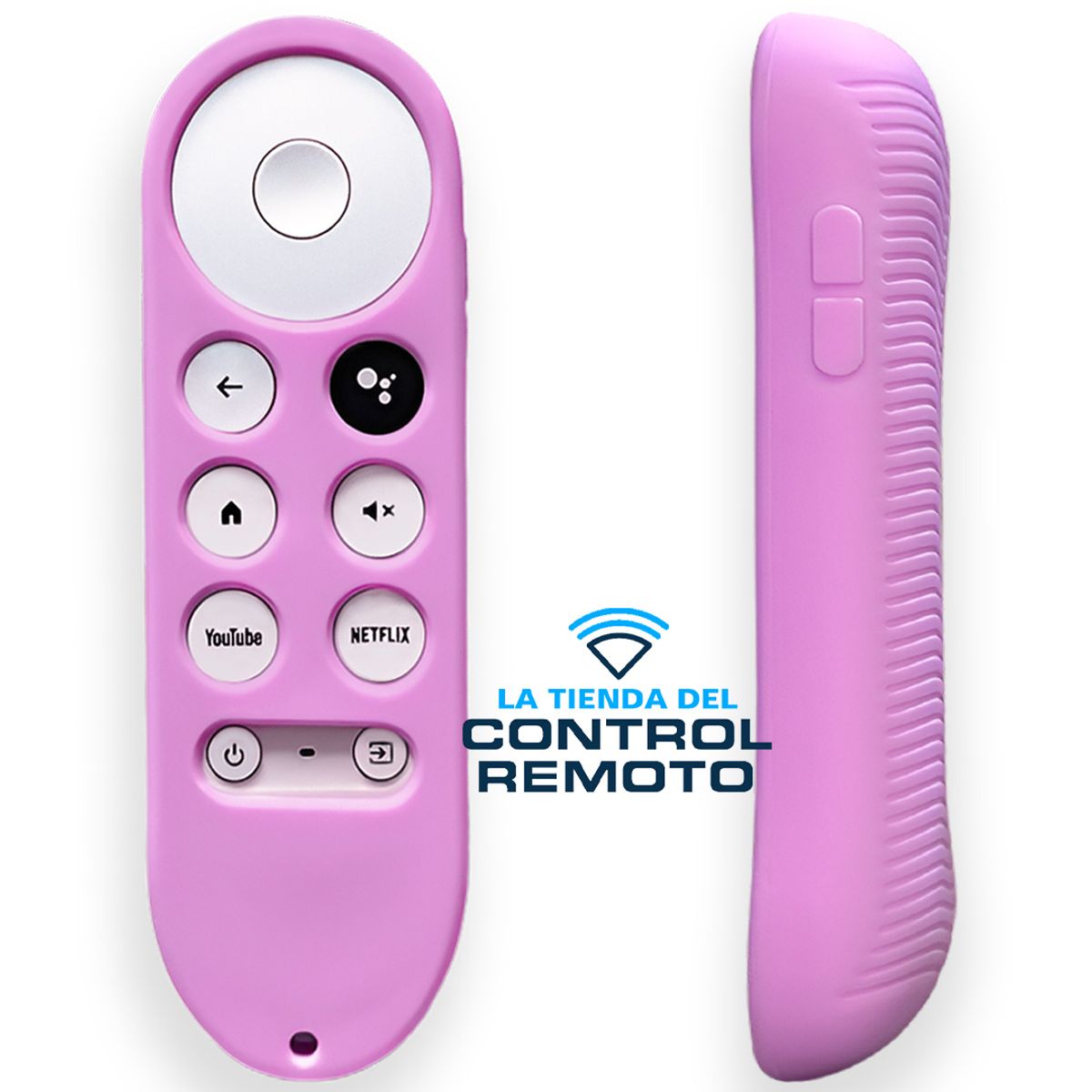GENERICO - Funda Protector para Control Google Chromecast 4 - Rosado