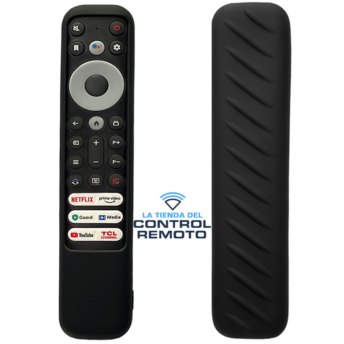 GENERICO - Funda Protector para Control Remoto TCL RC902V - Negro