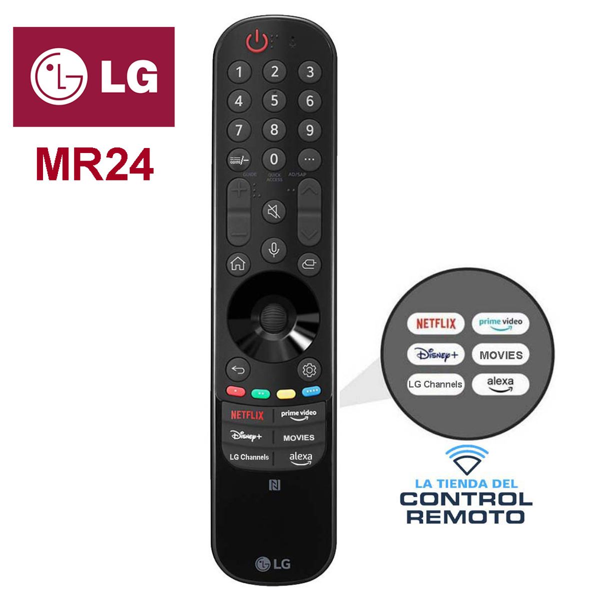 LG - Magic Control LG Mr24 + Funda Verde Fosforescente