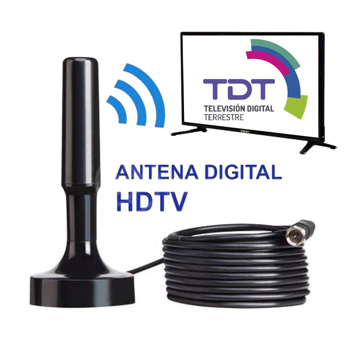 DIGITAL - Antena HD Tv Digital de Señal Abierta TDT