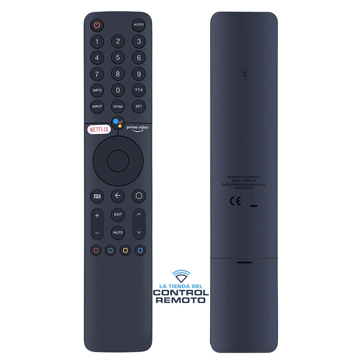 GENERICO - Control Remoto XMRM-19 Bluetooth Para Tv Xiaomi P1 Android 4K