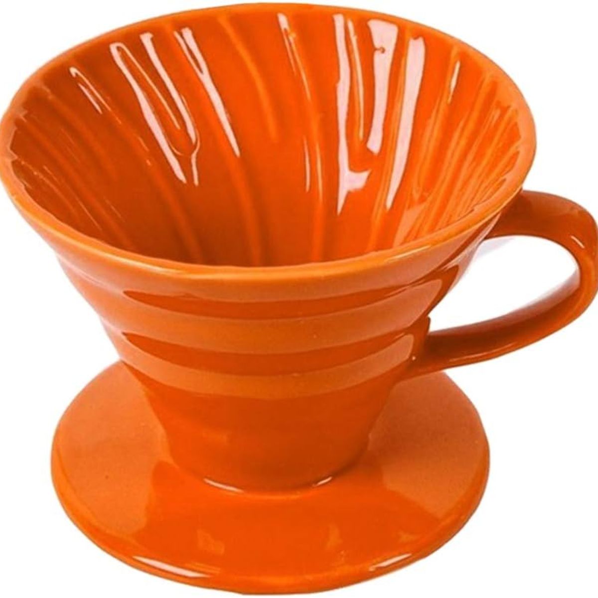GENERICO - Dripper V60 de Cerámica 2 -4 Tazas NARANJA