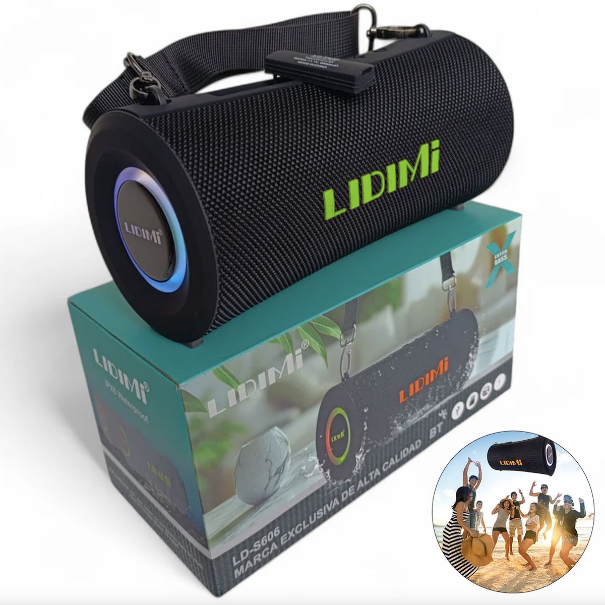 GENERICO - Parlante Portátil Lidimi LD-S606 potencia y estilo en tu música - VRD