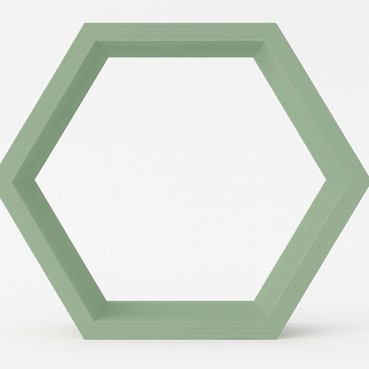 Repisa Hexagonal Flotante de Melamina Pack x 3UND diferente - FAMUZE, marca NACIONAL - Foto 2