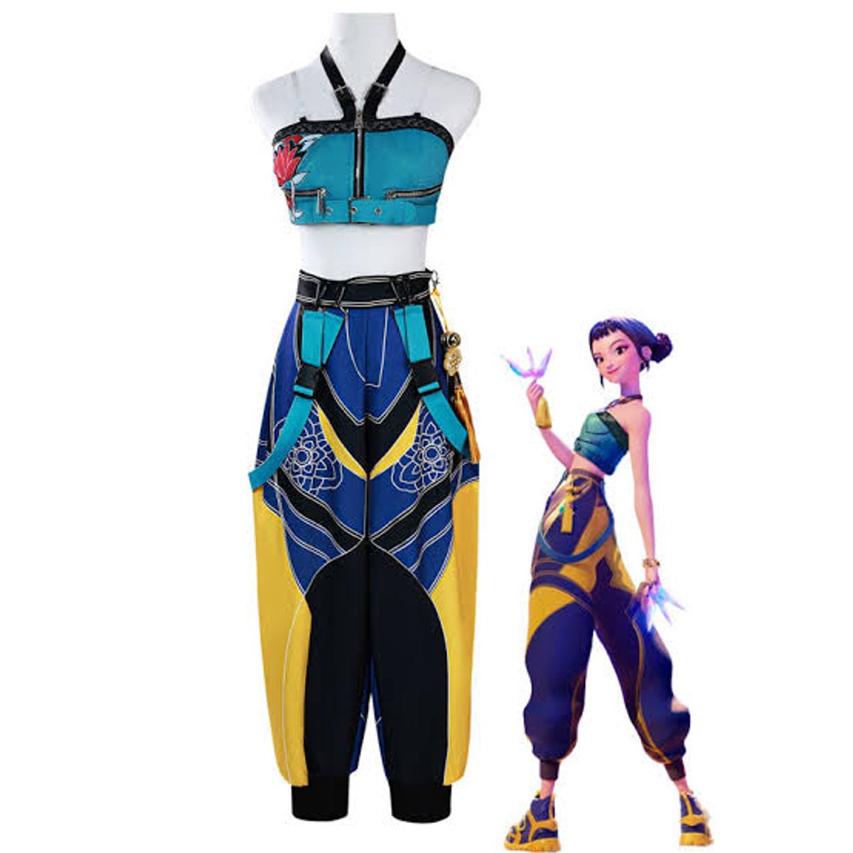 GENERICO - TRAJE DE ZOEY GUERRERAS KPOP PARA NIÑAS