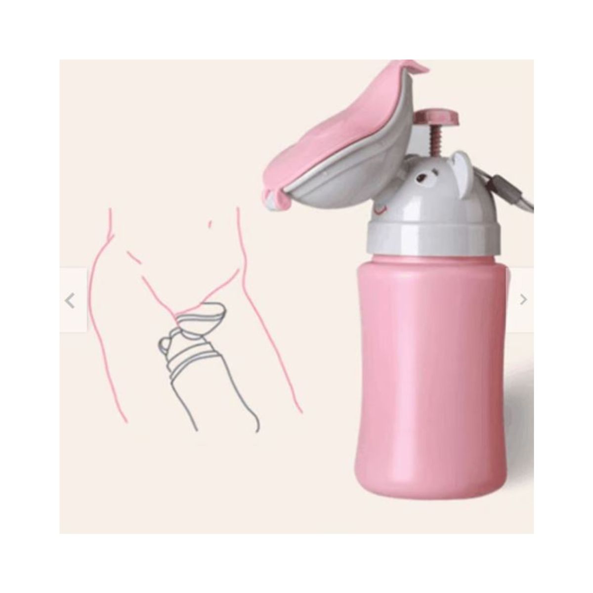 GENERICO - Urinario Vaso Portátil generico niña