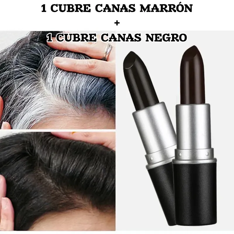 DEXE - Barra Cubre Canas, Bigote , barba NEGRO y MARRÓN -TEMPORAL 45 gr