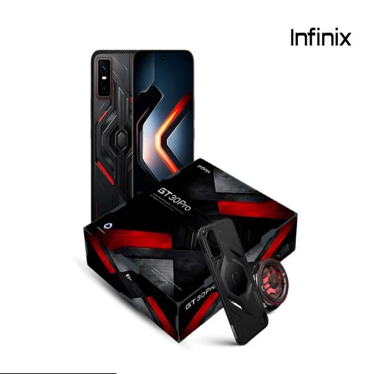 INFINIX - INFINIX GT 30 PRO 12GB+12GB 512GB DARK FLARE + KIT GAMING