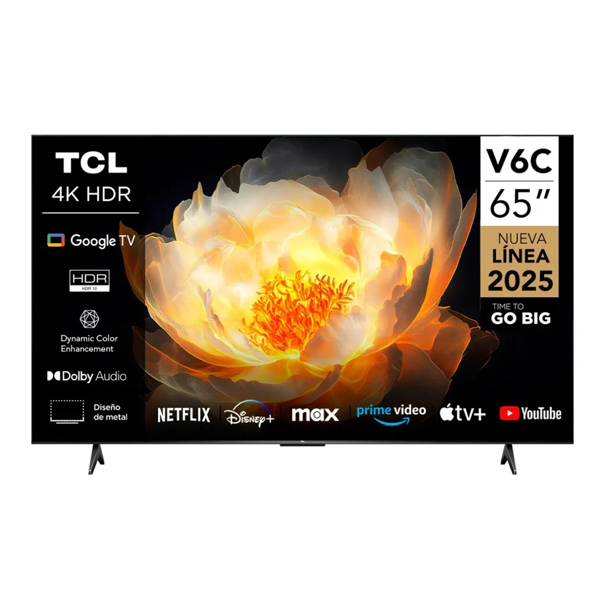 TCL - Televisor TCL LED 65 UHD 4K Smart TV 65V6C
