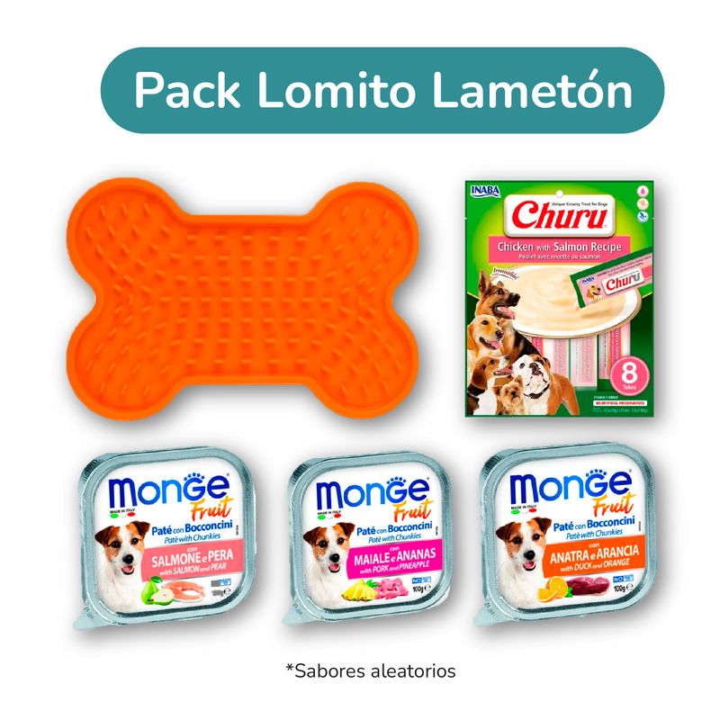 CAT OH - Pack Lomito Lametón  Lick Mat y snacks premium para perros felices y relajados