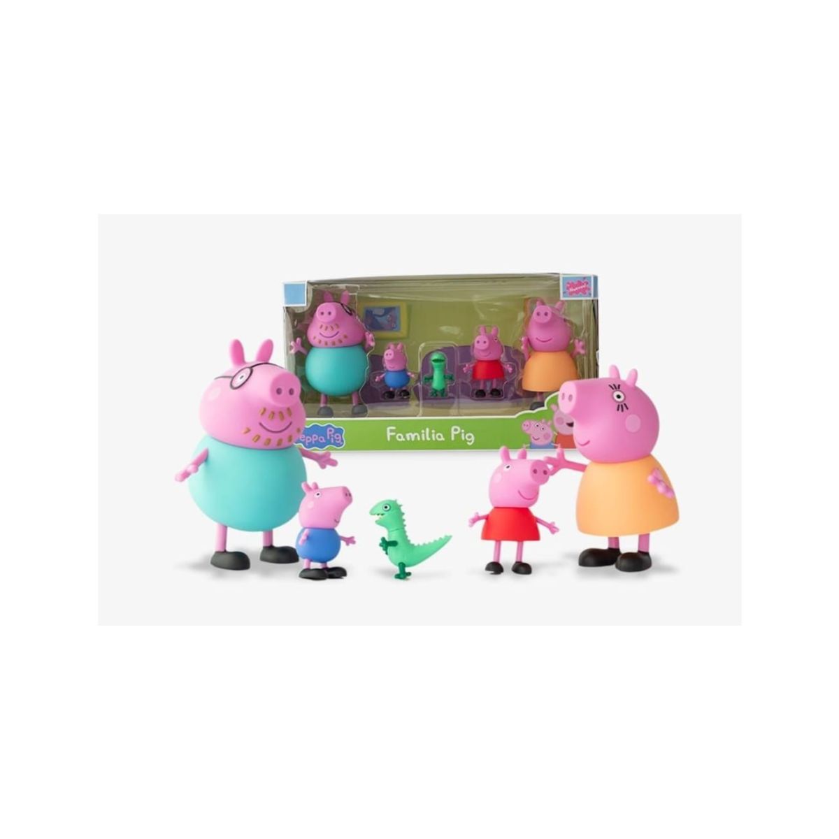 GENERICO - Munecos Peppa Pig Familia Pig Articulables x 5