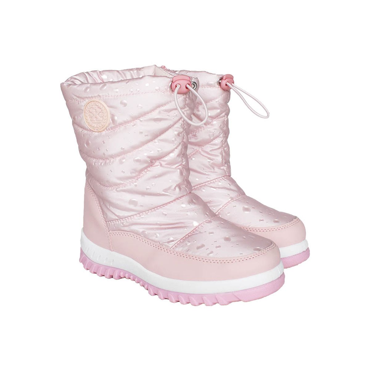 GENERICO - BOTAS PARA NIEVE Y LLUVIA  ACOLCHADAS SNOW BOOTS ROSA