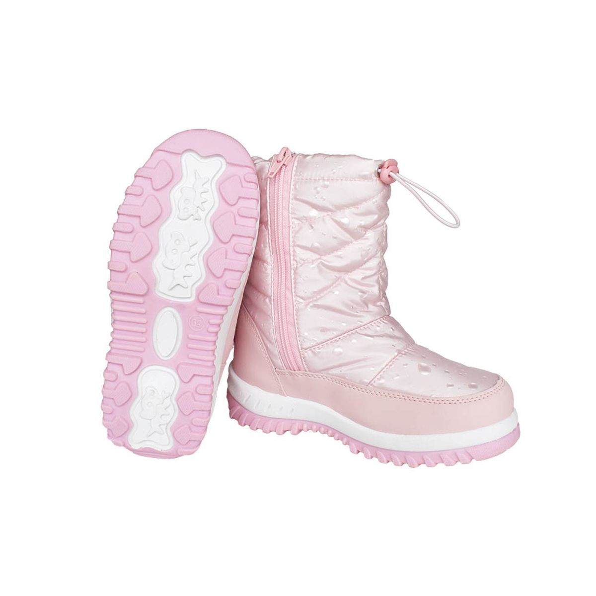 GENERICO - BOTAS PARA NIEVE Y LLUVIA  ACOLCHADAS SNOW BOOTS ROSA