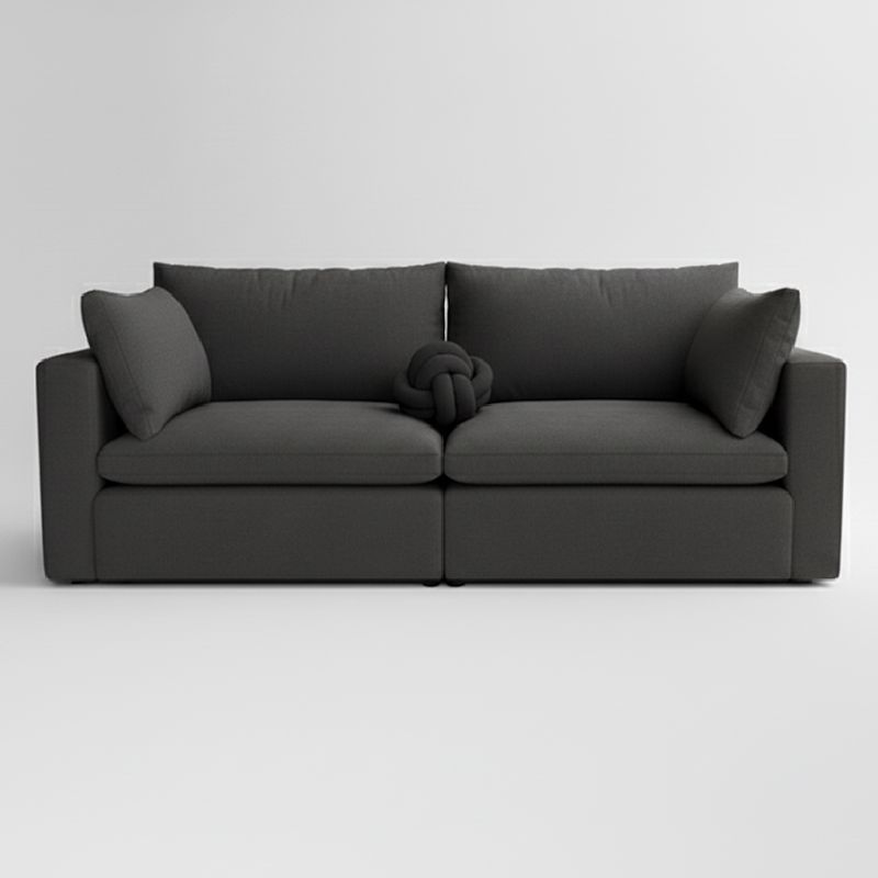 GENERICO - SOFÁ 2 MODULOS FACU - Gris Oscuro