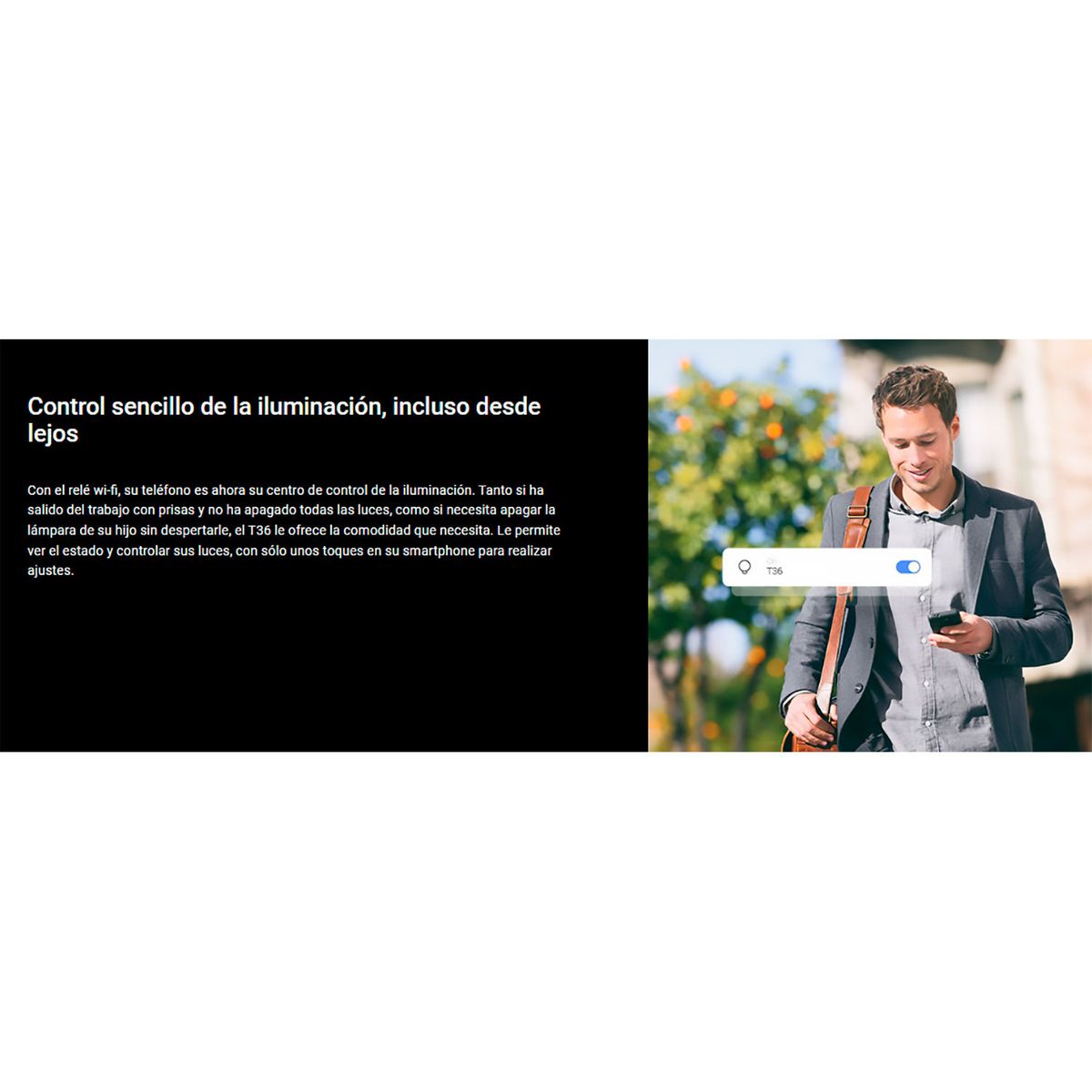 EZVIZ - Relé Ezviz T36 Wi-Fi Para el Hogar Inteligente