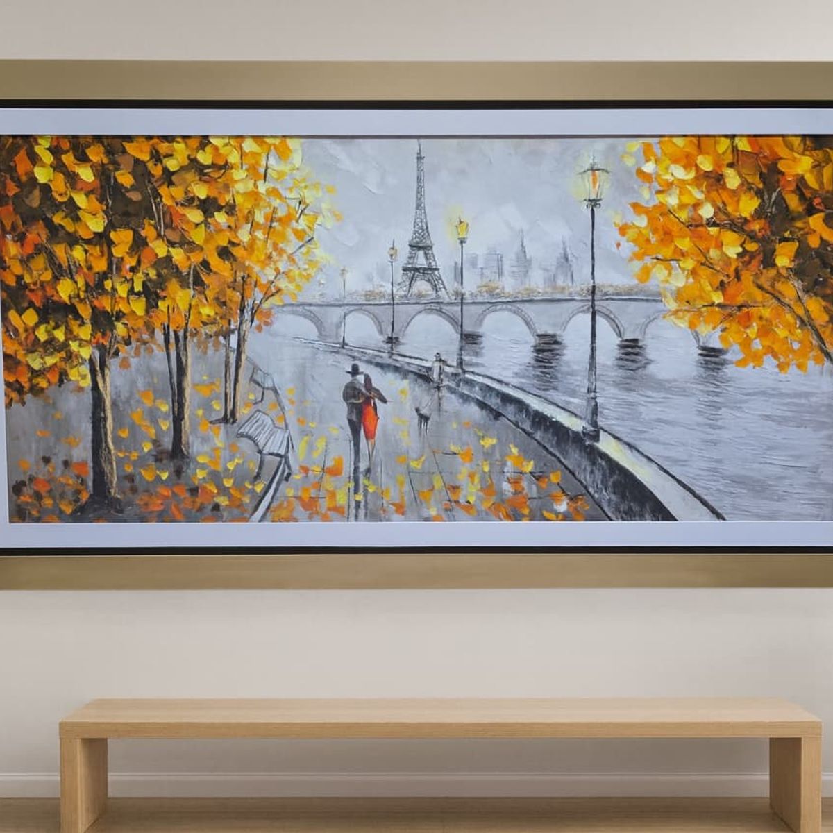 GENERICO - Cuadro Decorativo Recuerdo De Otoño en París 64x137 mt