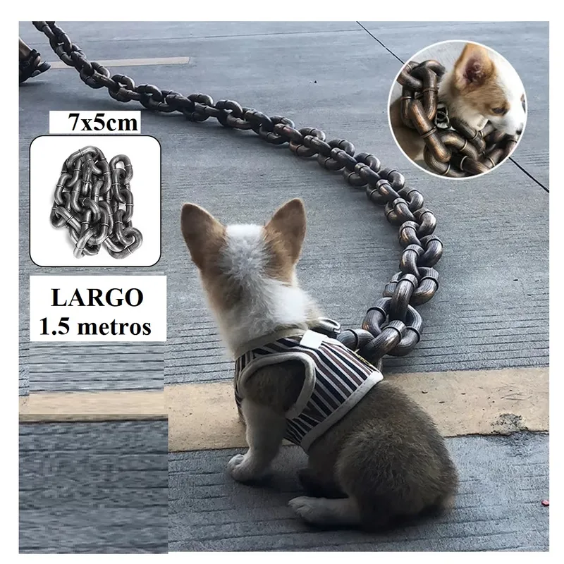 GENERICO - CADENA DIVERTIDA MASCOTA PERRO GATO DE PLASTICO HALLOWEEN