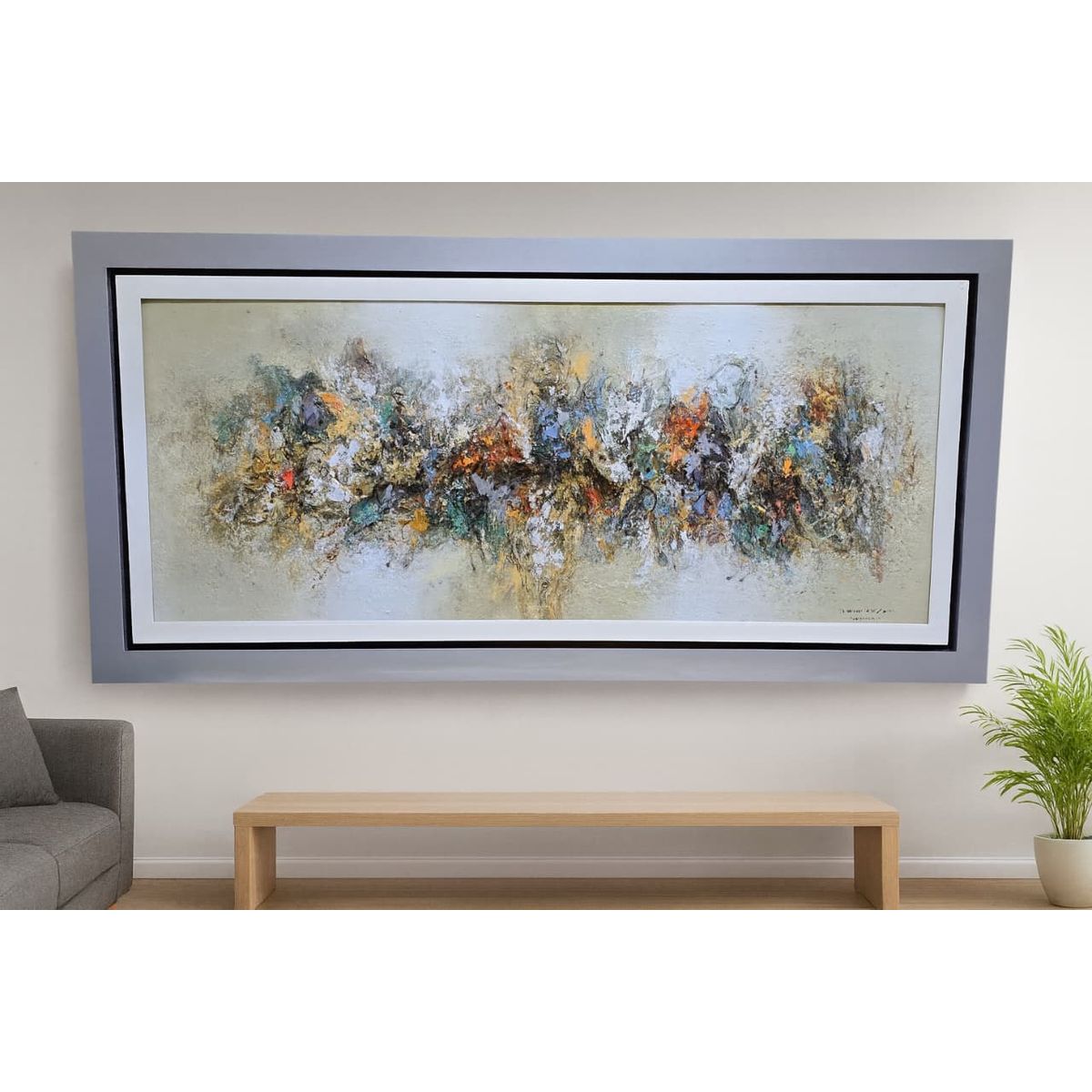 GENERICO - Cuadro Decorativo Esencia Abstracta 64x137 mt