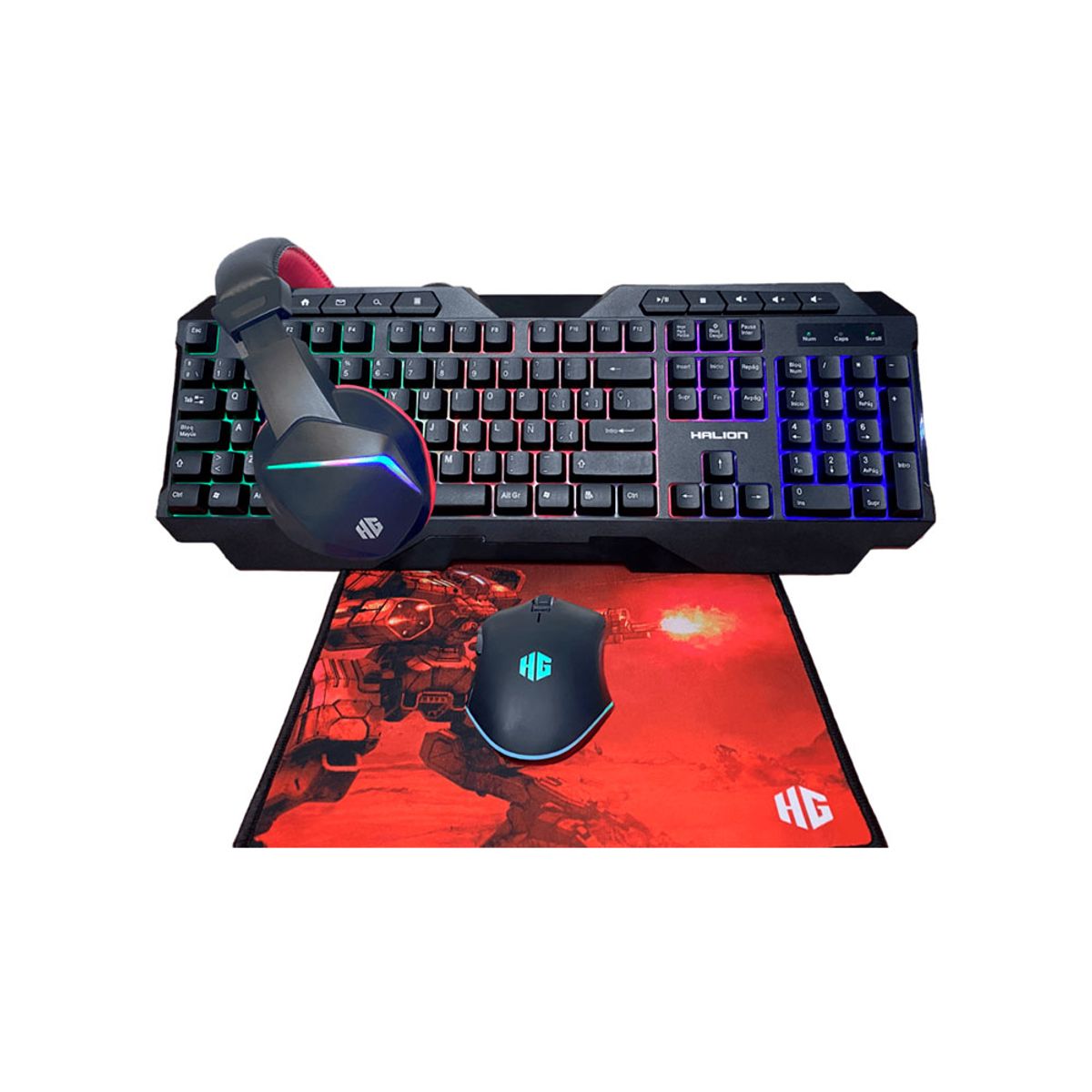 HALION - COMBO GAMER HALION 4 EN 1 MERCURY HA-404C