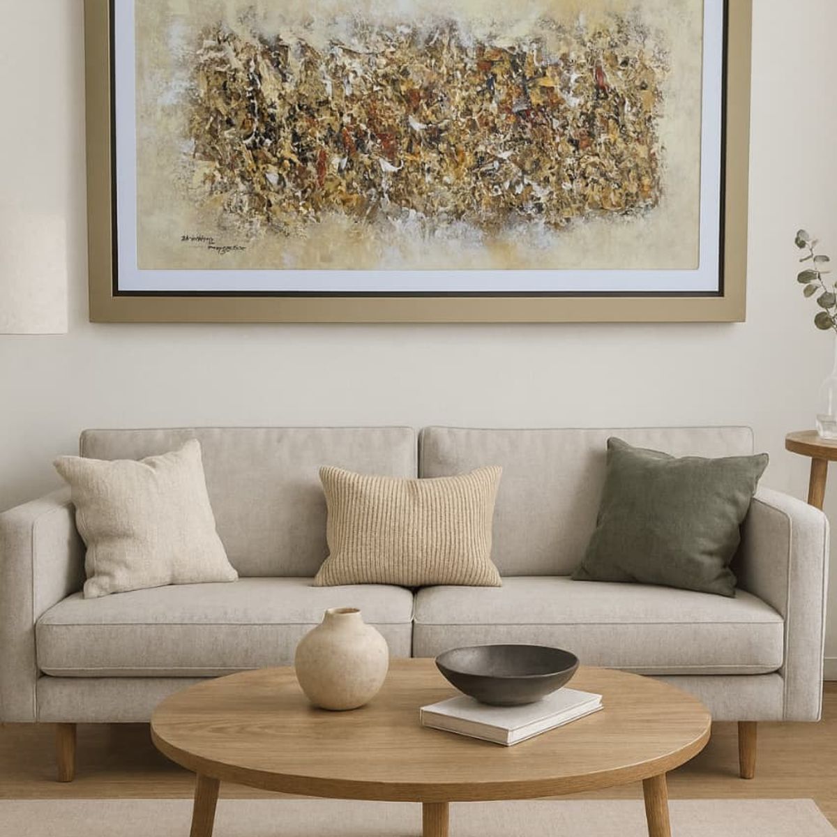 GENERICO - Cuadro Decorativo Resplandor Abstracto 64x137 mt