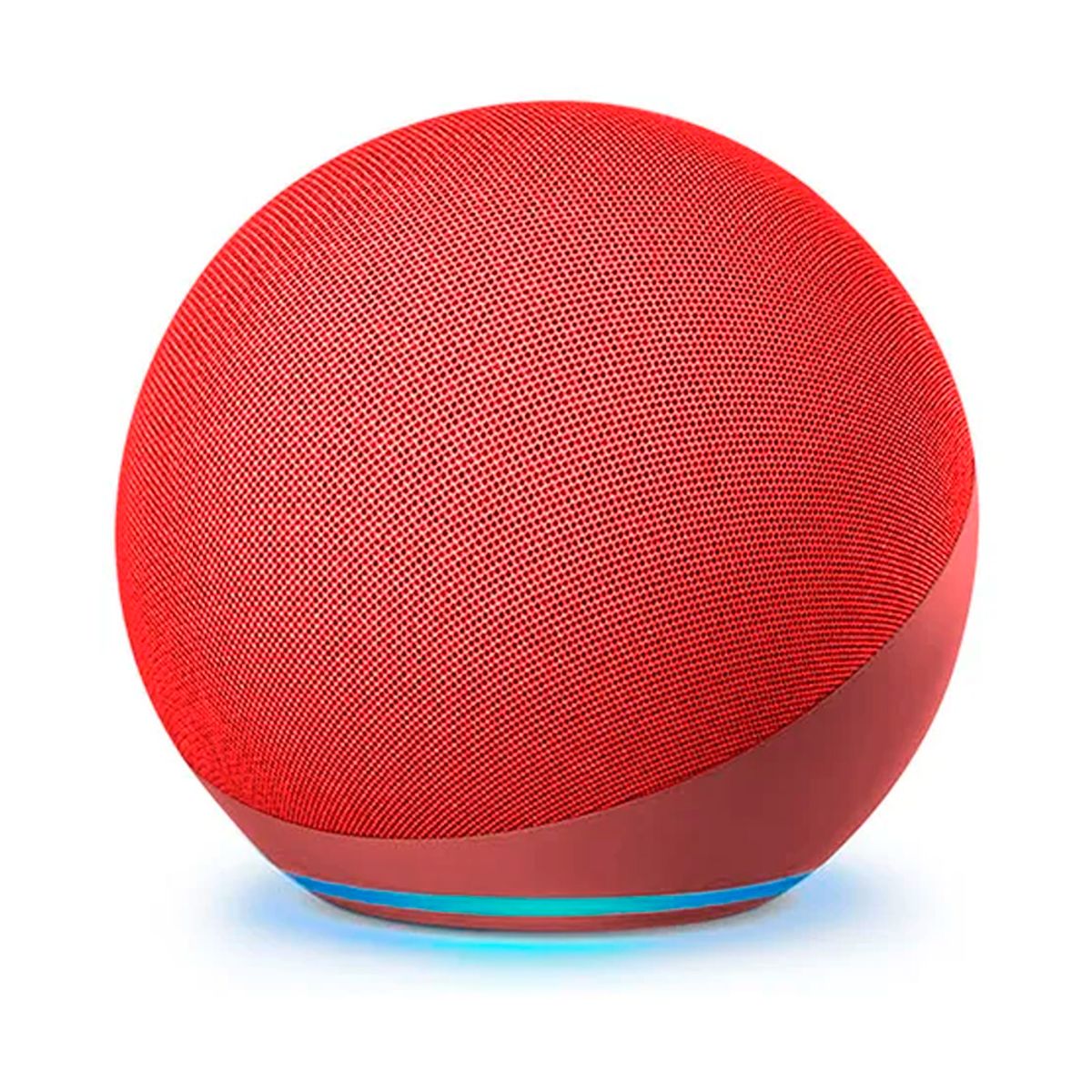 GENERICO - Parlante Inteligente Alaxe Bluetooth Con Comando De Voz Rojo