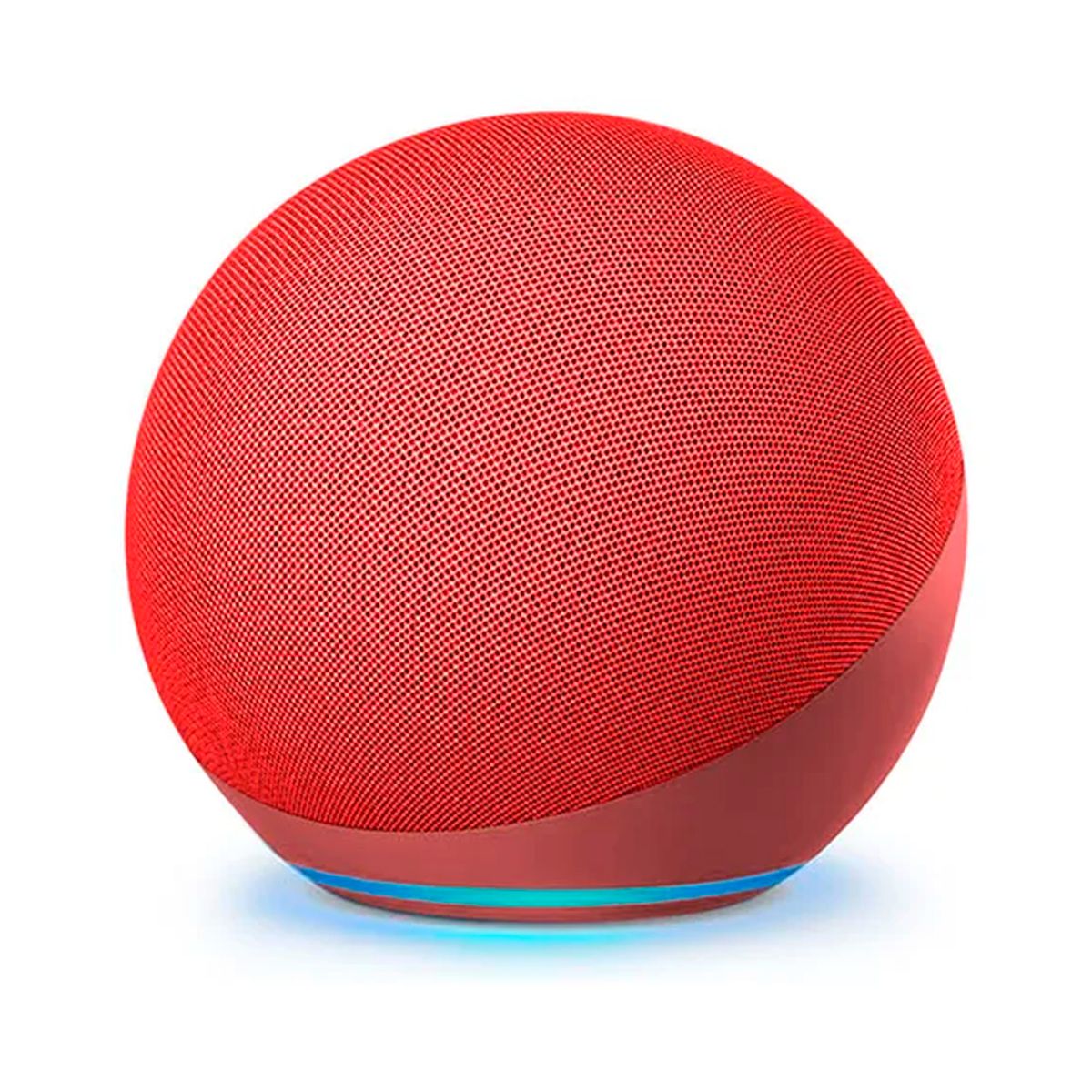 GENERICO - Parlante Inteligente Alaxe Bluetooth Con Comando De Voz Rojo