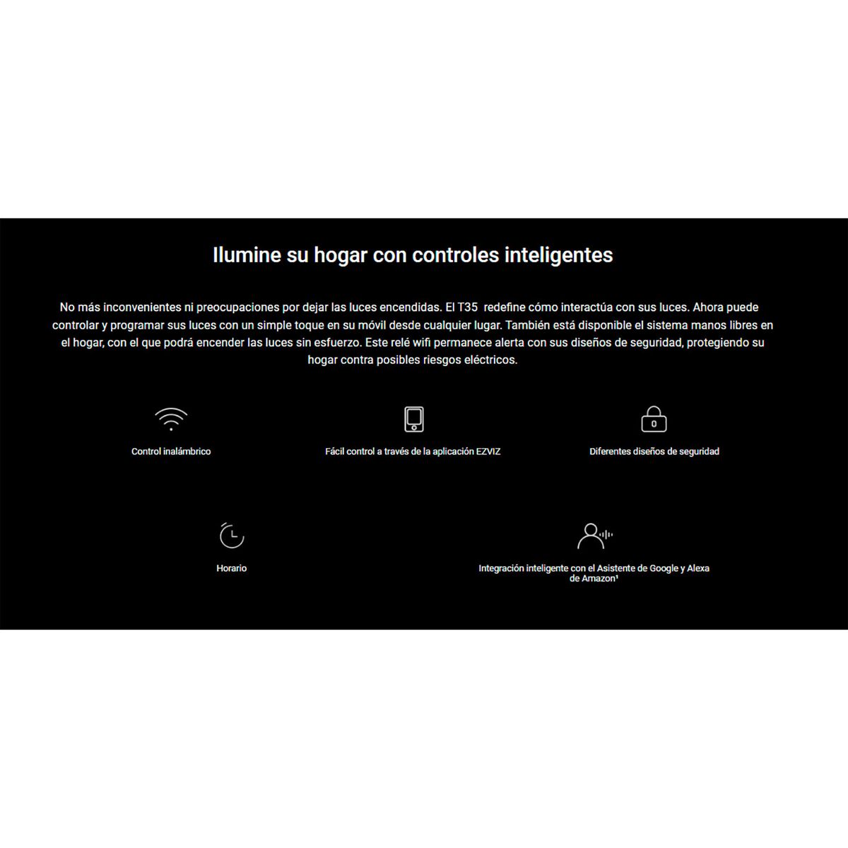 EZVIZ - Distribuidor Inalámbrico T35 Ezviz Wifi Control Inteligente