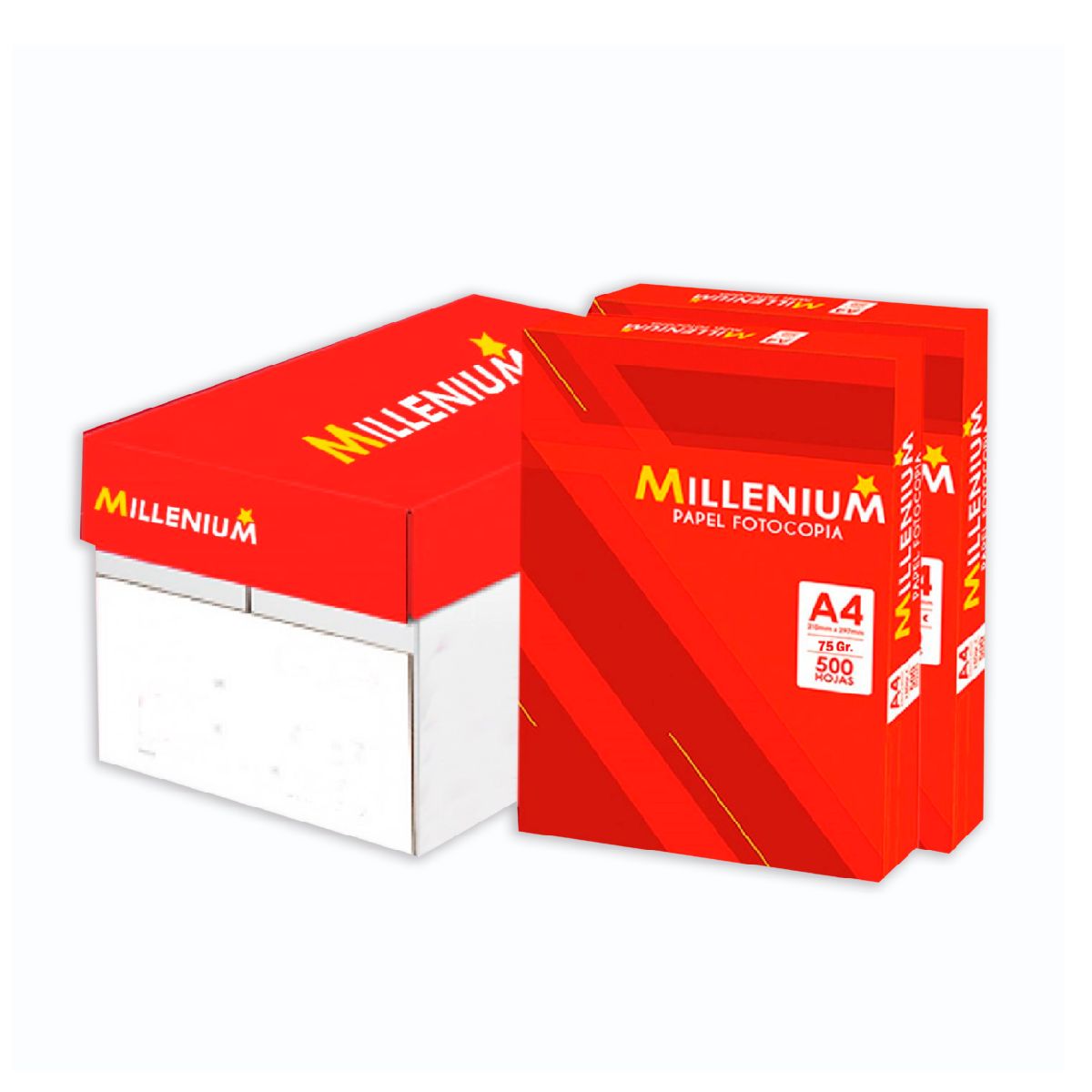 GENERICO - Papel Fotográfico A4 Milenium 500 Hojas Mate Blanco Bond