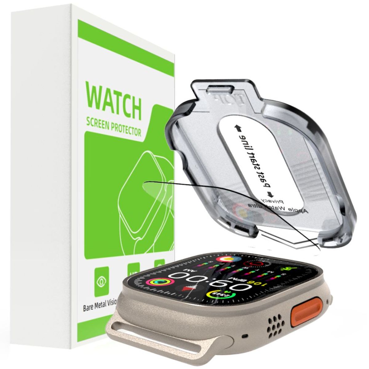 OEM - Mica de Vidrio Templado para Apple Watch Ultra Ultra 2 Ultra 3