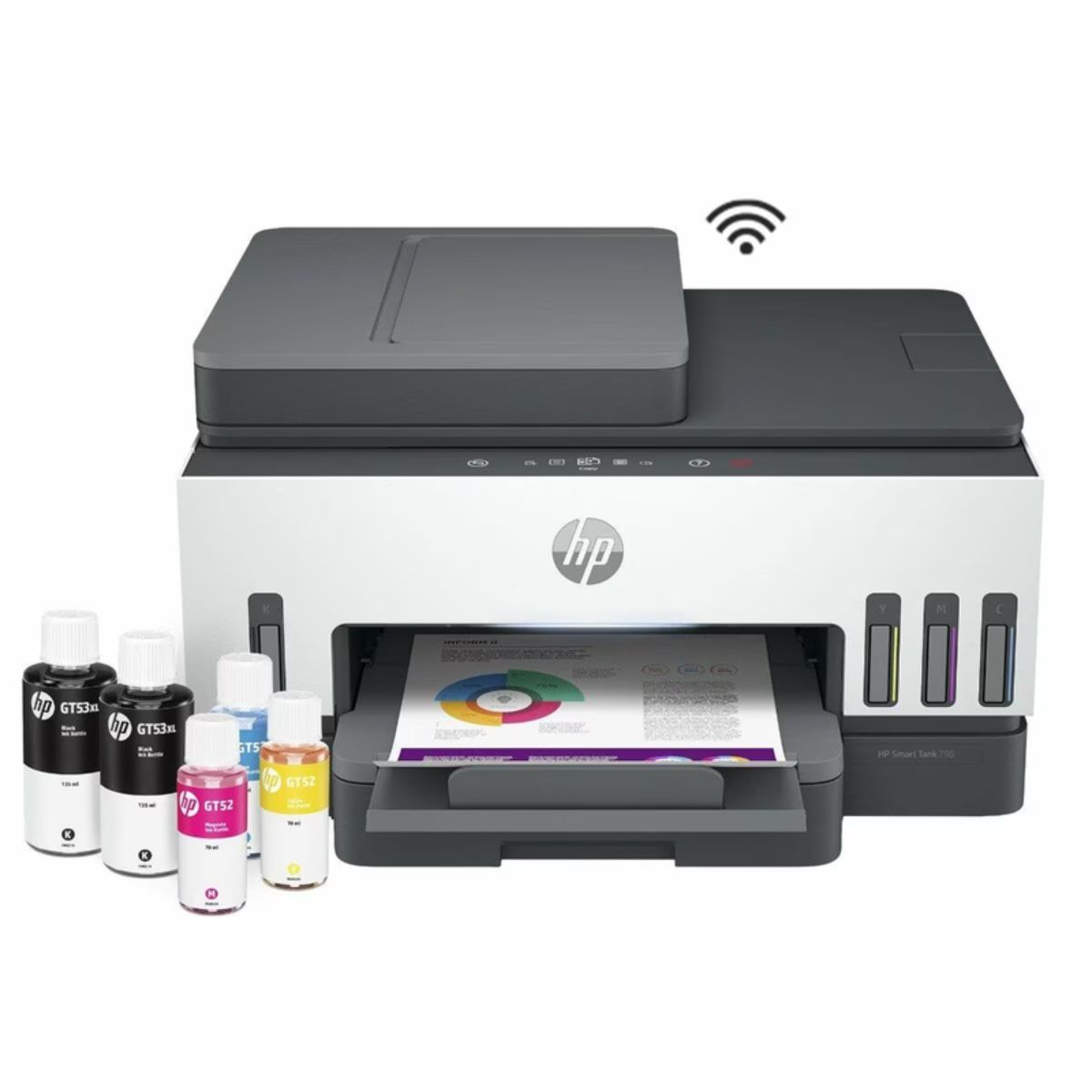 HP - Impresora Multifuncional HP Smart Tank 790 ADF FAX Duplex