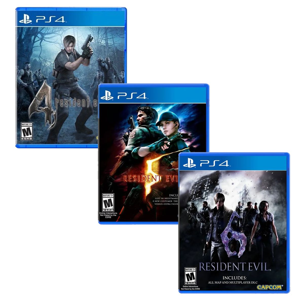 CAPCOM - Triple pack Resident Evil 4 - 5 - 6 Playstation 4